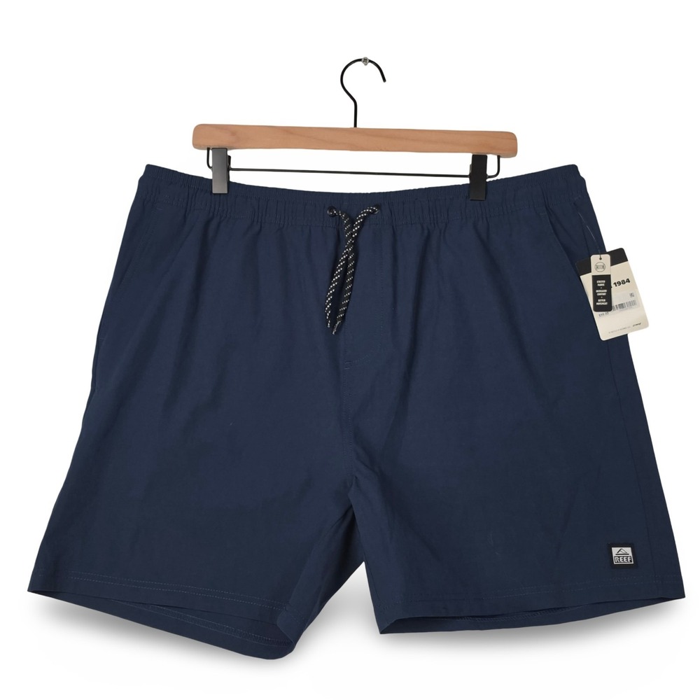 NWT Reef Stretch Boardshorts Mens XL Insignia Navy‎ Blue 17" Outseam Swim Trunks